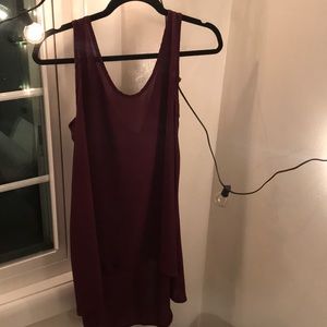 Maroon tank